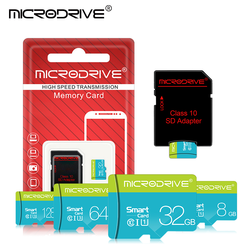 nouvelle carte Micro SD 16GB 32GB 64GB 128GB mini carte SD classe 10 carte flash 4GB 8GB carte TF pour smartphone/tablette/appareil photo