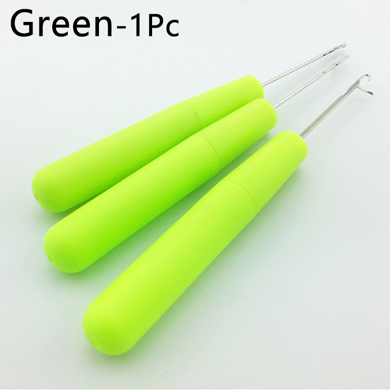 Crochet Hook Needle Hair Weaving Needle For Braids Knitting And Crochet Needles Jumbo Braiding Twist Hair Extensions Hook Needle: 3.8mm / Green