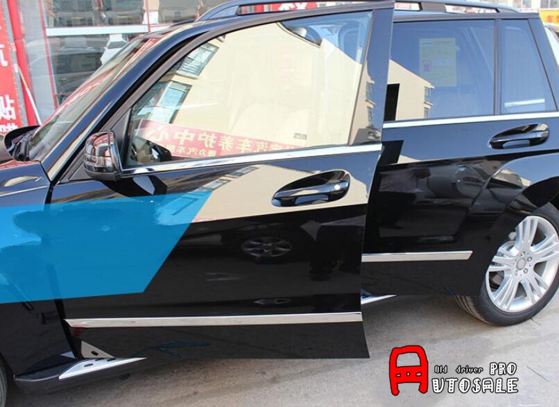 Cubierta inferior moldeada para Mercedes-Benz GLK Class X204 , ABS brillante cromado lateral puerta, carrocería