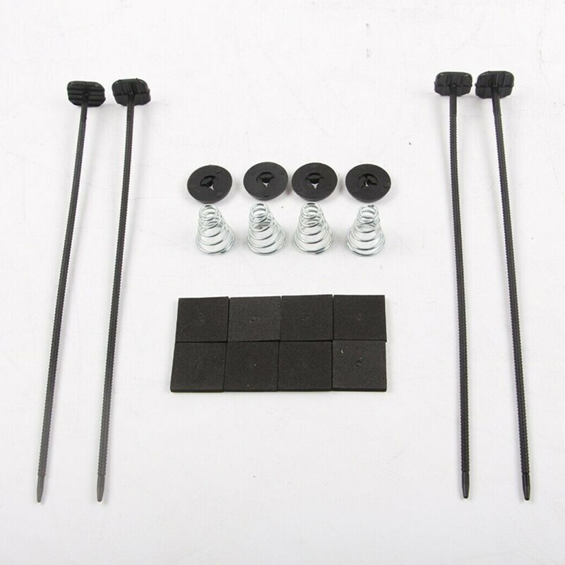 Plastic Radiator Mounting Kit Vehicle Electric Cooling Fan Tie Assembly Replacement Accessories Auto Universal