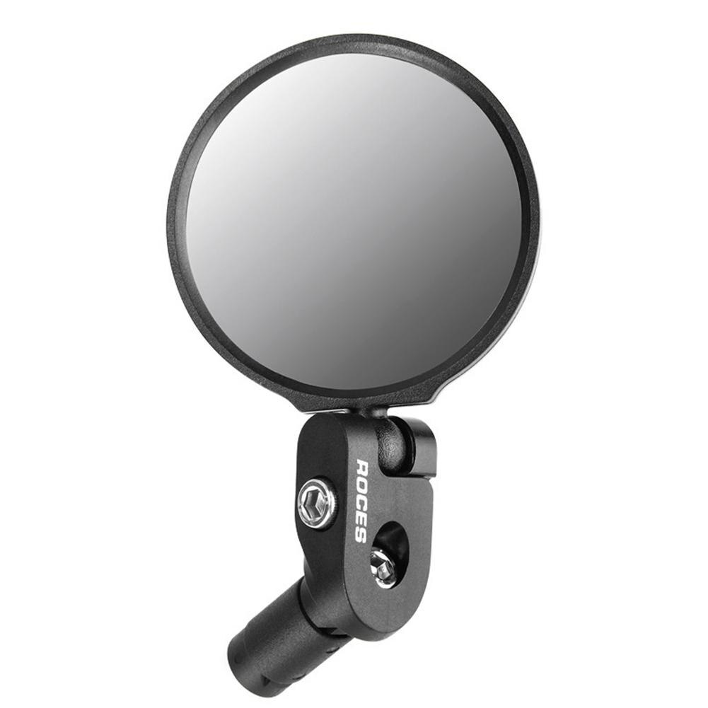 1 sztuk regulowany składany wioślarz lusterko wsteczne lusterka rowerowe robić roweru szosowego i górskiego regulowany jasne widok z tyłu lustro akcesoria rowerowe: 087 czarny R standard