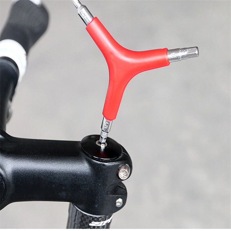 Dichski 3 Manier Hex Inbussleutel Spanner Fiets Reparatie Tools Y Vorm Driehoek Fietsen Mountainbike Mtb Accessorieshigh: Default Title