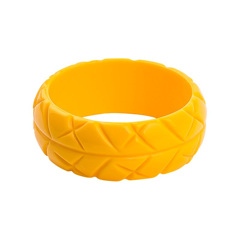 GuanLong Resin Crafts Jewelry Bangles Pulseiras For Women High Street Show Bracelet