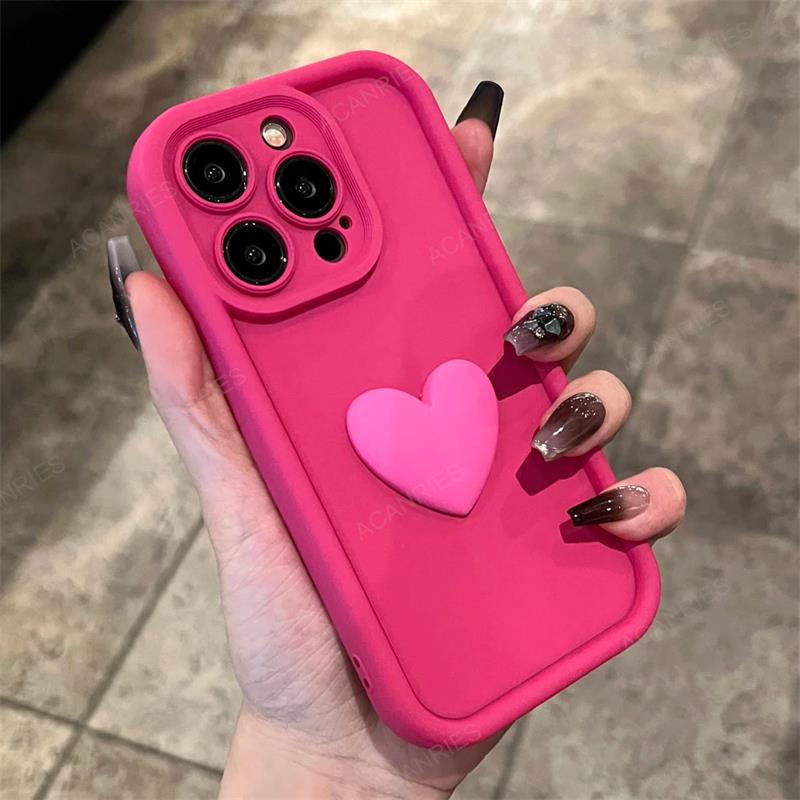 Poko  m3 f3 pocox 3 schattig siliconen hoesje met hartje voor xiaomi mi poco  x3 pro  x 3 nfc  gt 5g dames matte zachte achterkant cover  x3 pro  x3 nfc: Eva / Wijnrood