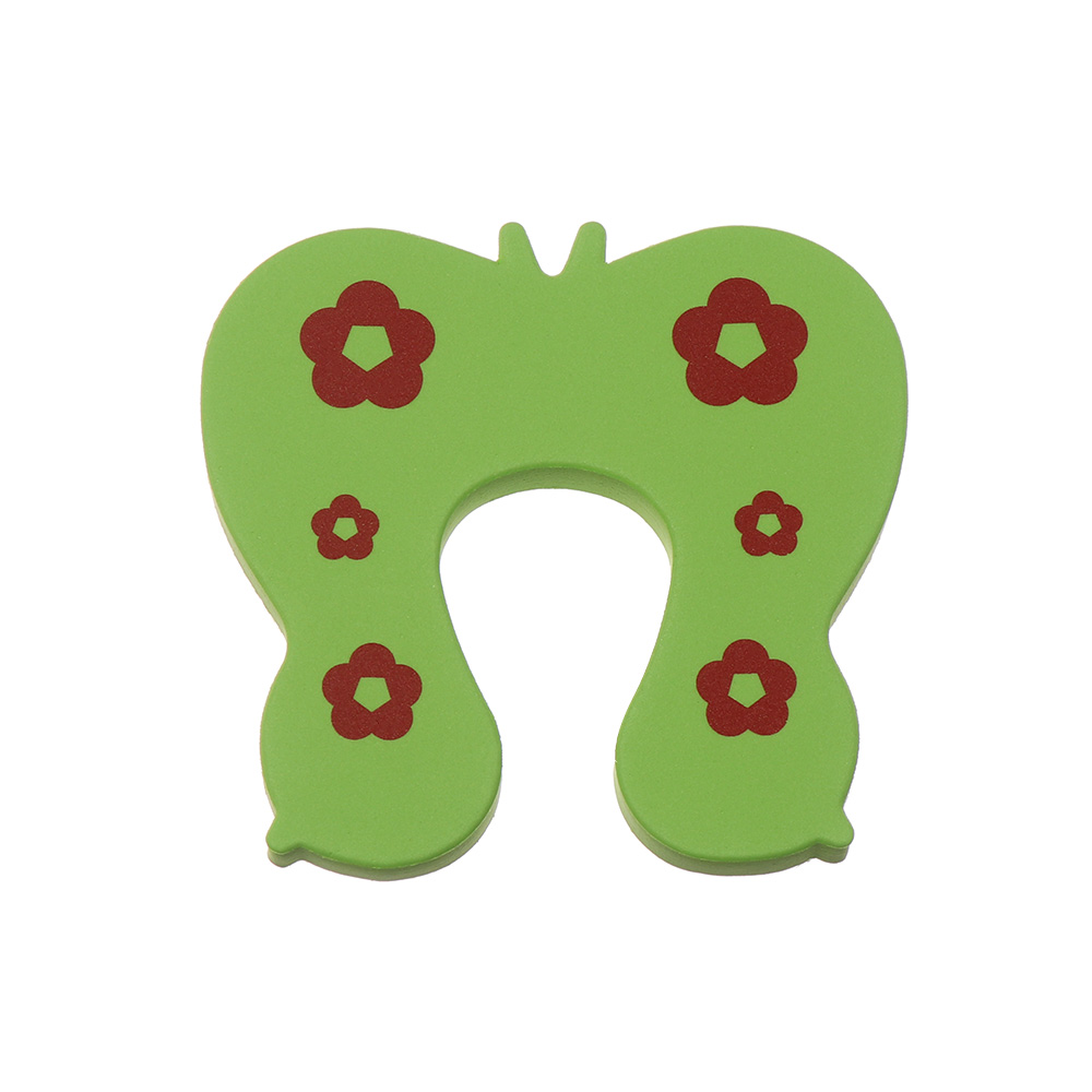 Baby Veiligheid Sloten Kinderen Bescherming Eva C Shape Veiligheid Kabinet Sloten Deur Clip Kids Finger Safe Soft Foam Deurstopper: green type2