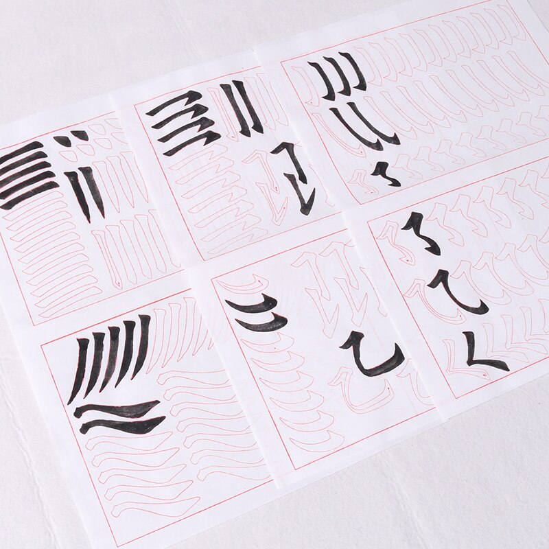 Chinese S/M/L Regular Script Calligraphy CopyBook Ouyang Xun Basic Stroke of Chinese Character Practice CopyBook for Beginners