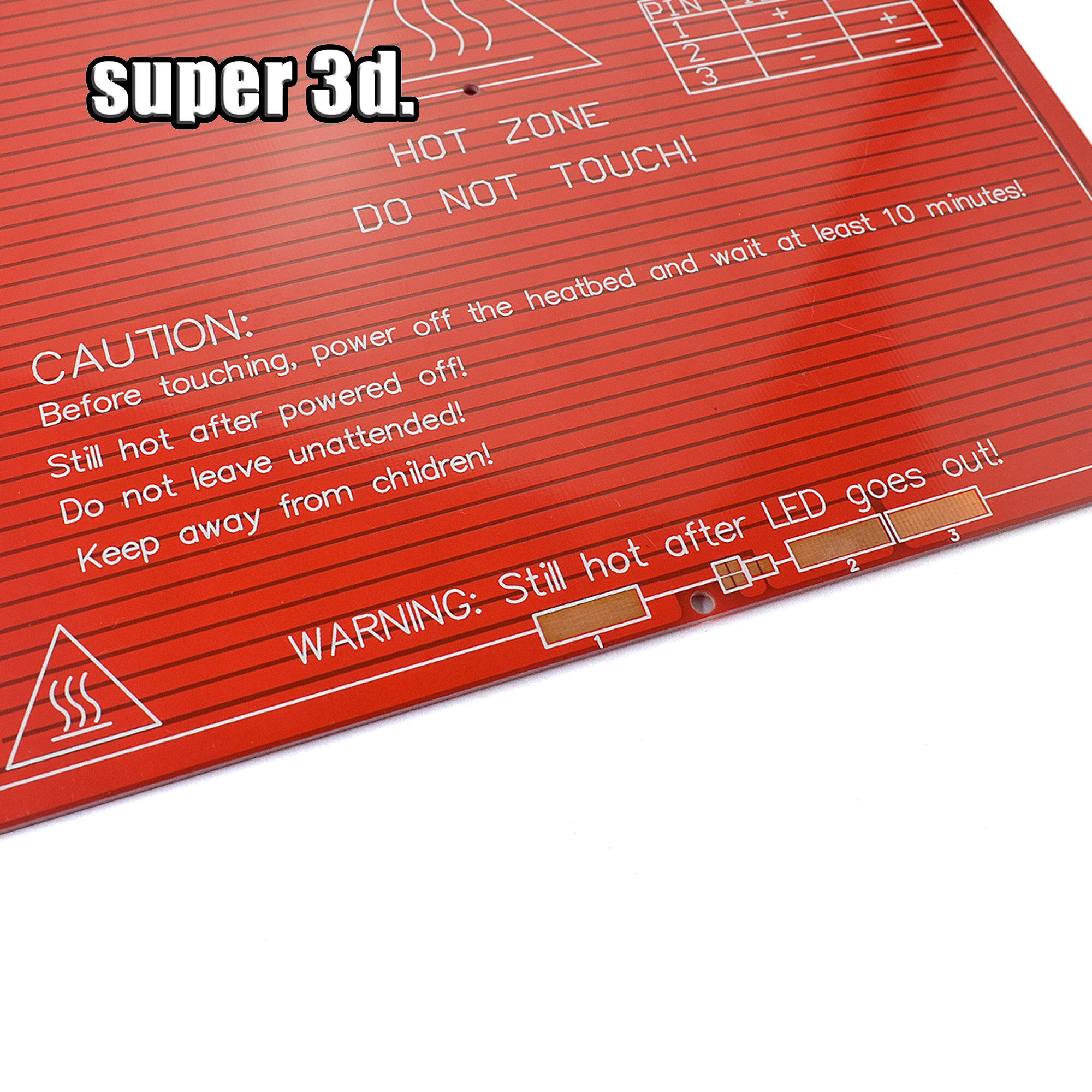 MK2B Verwarmd Bed Bouwen Ultrabase PCB MK2 B Broeinest Glas plaat ondersteuning 214mm x 214mm 12V 24V Opgewaardeerd voor 3D Printer RepRap