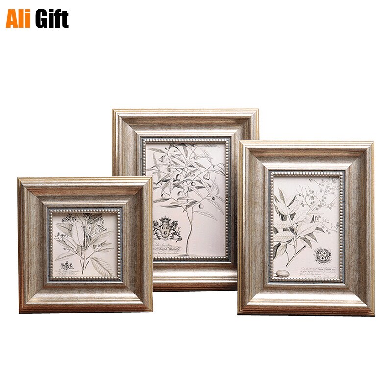 4/6/7/10 Inch Europese Stijl Poto Frames Prachtige Set-Up Retro Desktop Decoratie Fotolijst Amerikaanse foto Baby &#39;S 1