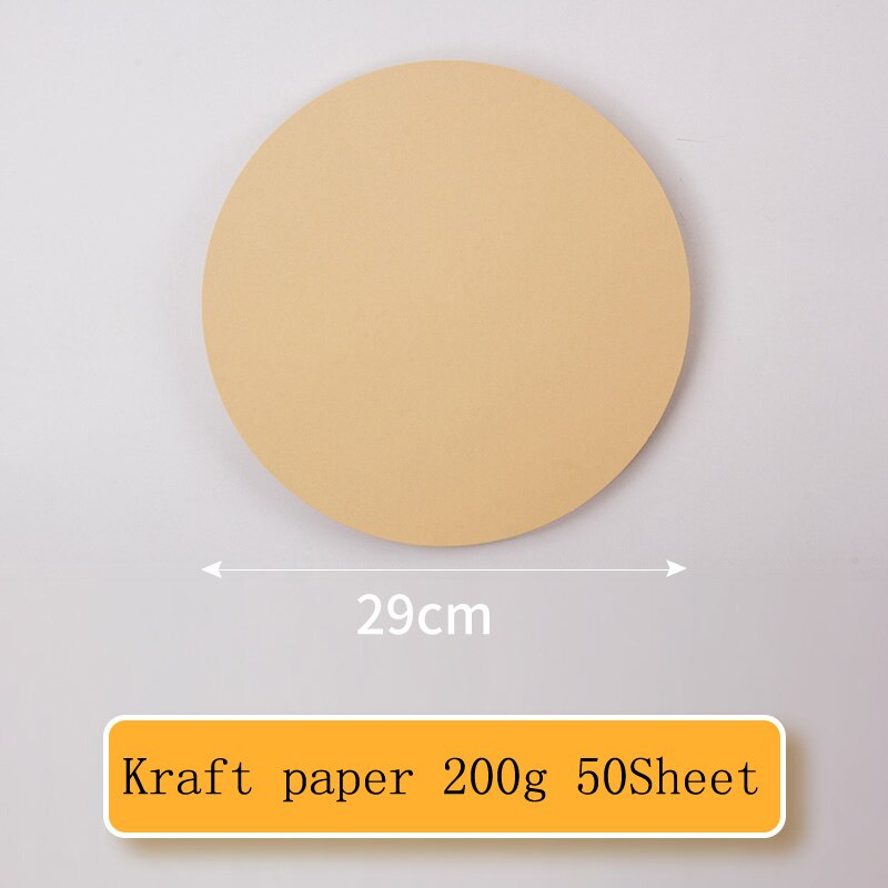 50PCS Kraft Sketch Paper 200/G Hand-Painting Sketch Paper Card Postcard for Sketch Drawing Pencil &amp; Pastel Art Supplies: 29cm Kraft paper