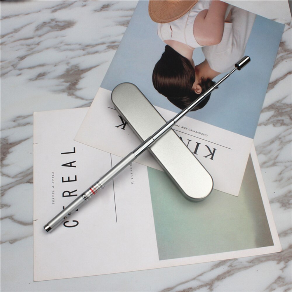 4 in 1 Retractable Teacher's Pointer Retractable Presentation Teaching Pointer Handheld Presenter