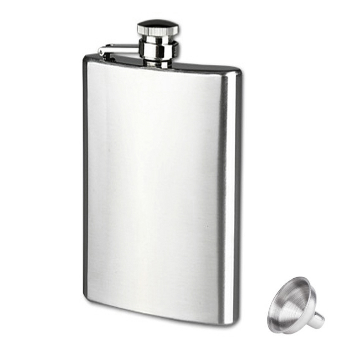 Offre Spéciale fiole digne de confiance en acier inoxydable hanche fiole liqueur Whisky bouchon d'alcool entonnoir Drinkware bouteille commodité # j3s