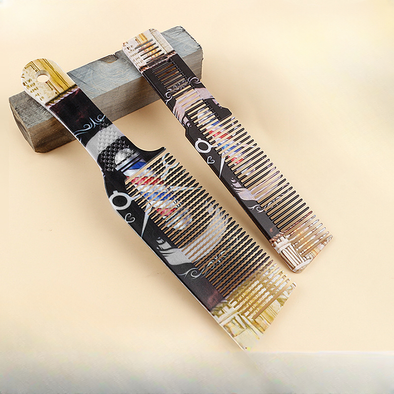 Peine plano para cortar el pelo, barberos de peluquería, cepillo para el pelo, juego de peine para corte de pelo, accesorios de peluquería