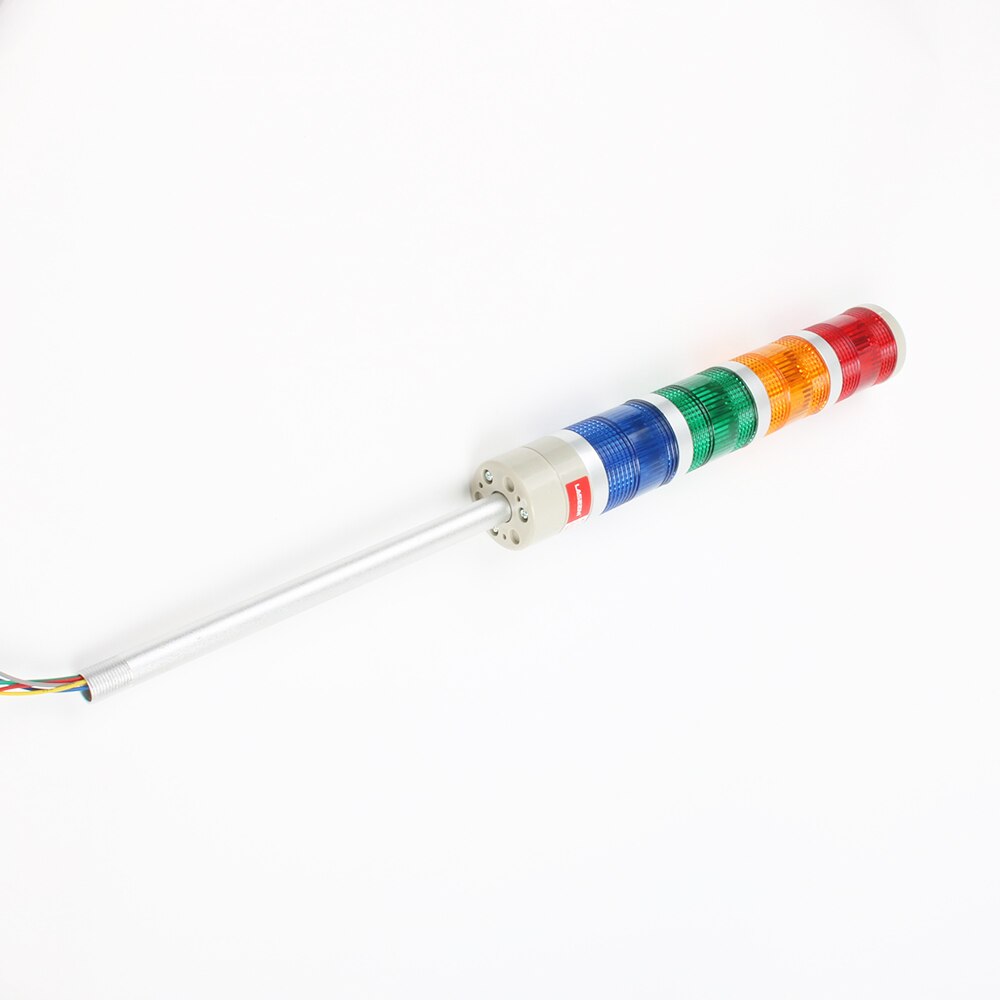12V 24V 110V 220V Safety Stack Lamp Red Green Yellow Industrial Tower Signal steady Light LTA-502 indicator LED with buzzer