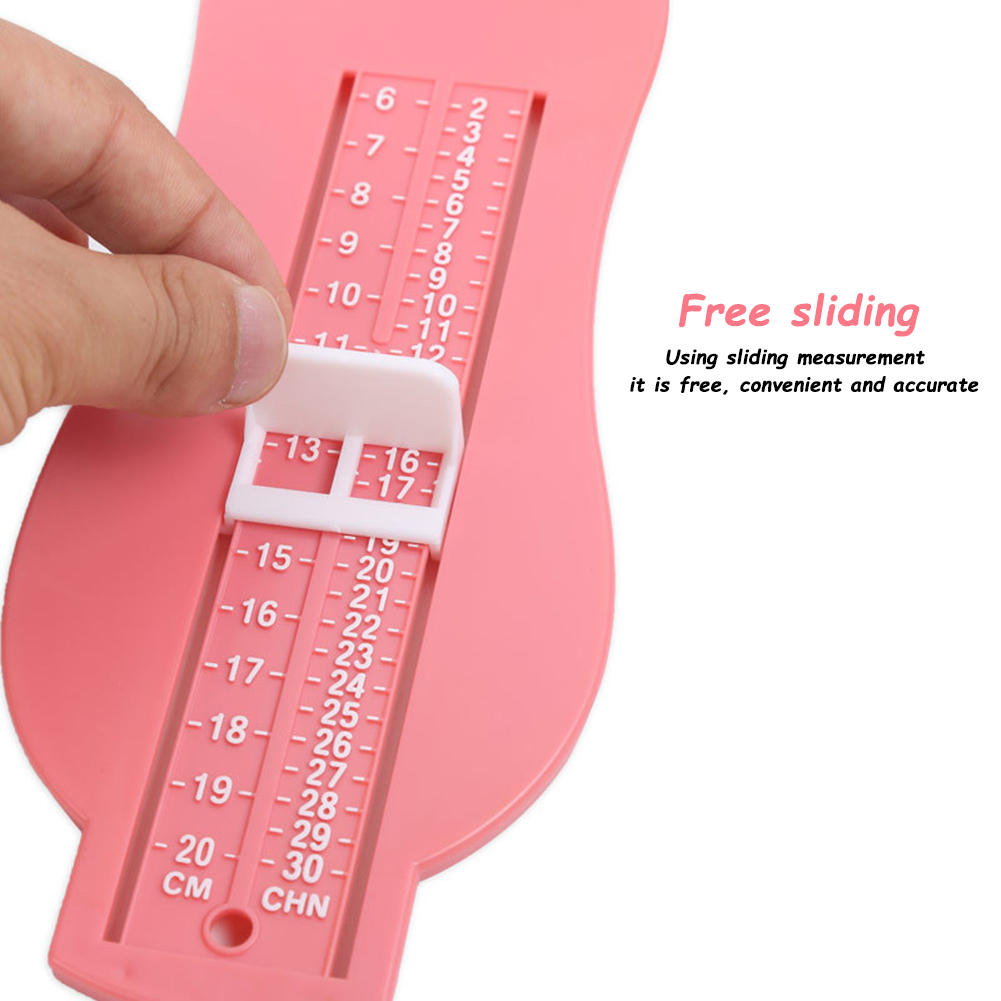 Baby Foot Ruler Kids Foot Length Measuring Gauge Tool Child Shoes Size Calculator For Children Infant Shoes Fittings Gauge Tool