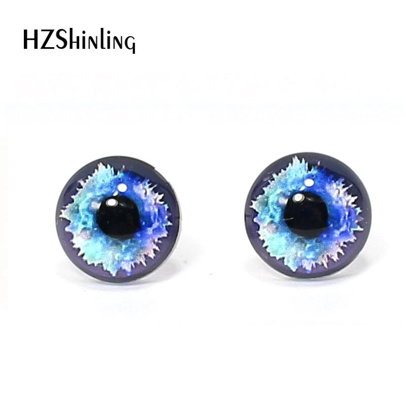 3 par 12mm håndlavede runde glas øjne drage monster øjne glas cabochons diy dyr kæledyr dukke legetøj øjne tilbehør