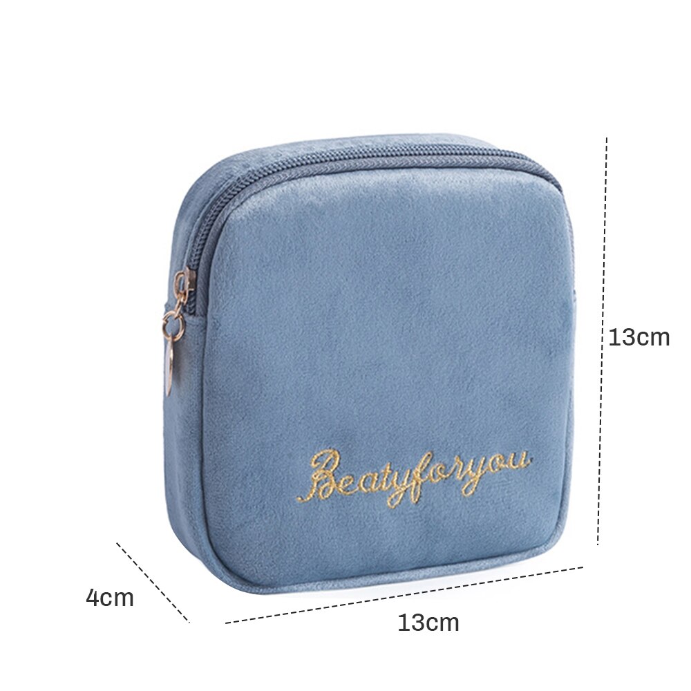 Sanitary Napkin Storage Bag Canvas Pad Makeup Bag Coin Purse Jewelry Organizer Credit Card Pouch Case Tampon Packaging: G275845
