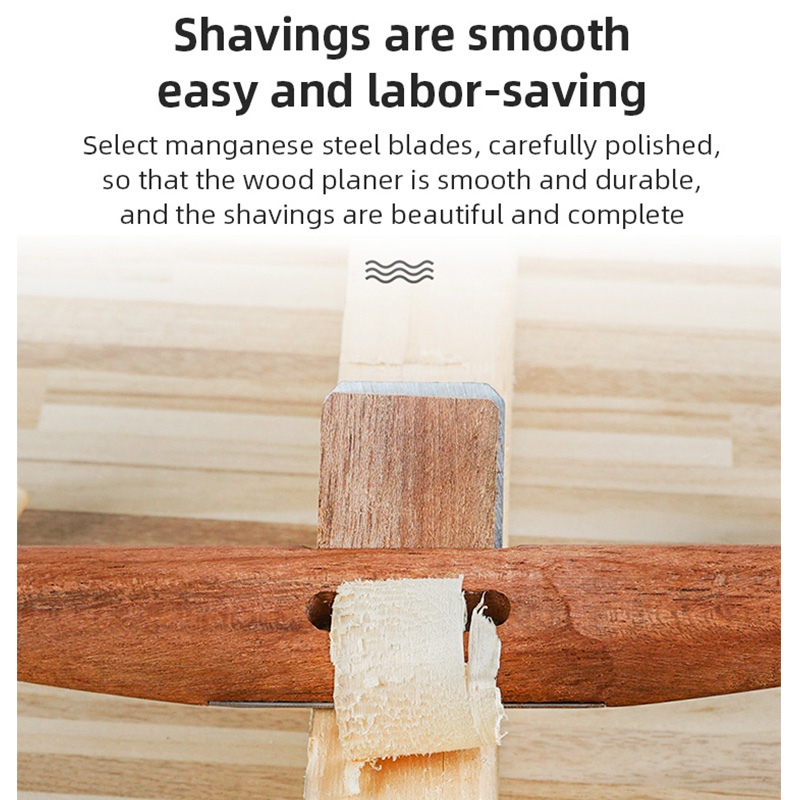 Cepillo de mano para carpintería, herramientas de recorte de borde de corte de madera con hoja cepilladora de repuesto para carpintero, avión, Spokeshave, 250mm