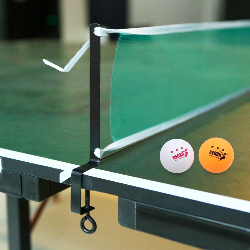 Table Tennis Set Table Tennis Net with 2 Ping Pong Balls and Posts Portable Mesh Net Replace Kit For Ping Pong Play