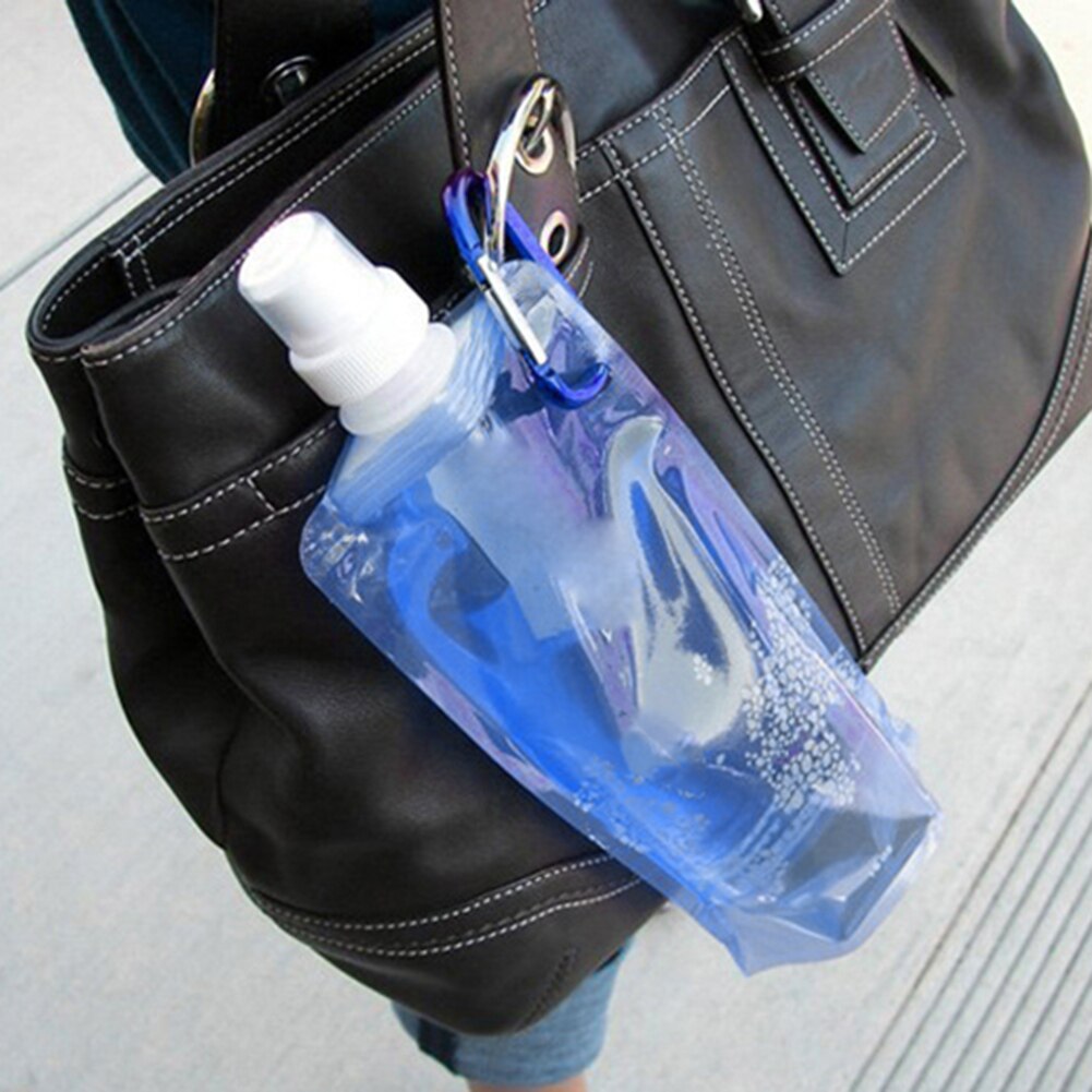 Draagbare Ultralight Opvouwbare Waterzak Zachte Fles Fles Outdoor Sport Wandelen Camping Water Bag Folding Water Emmer Voor Camping