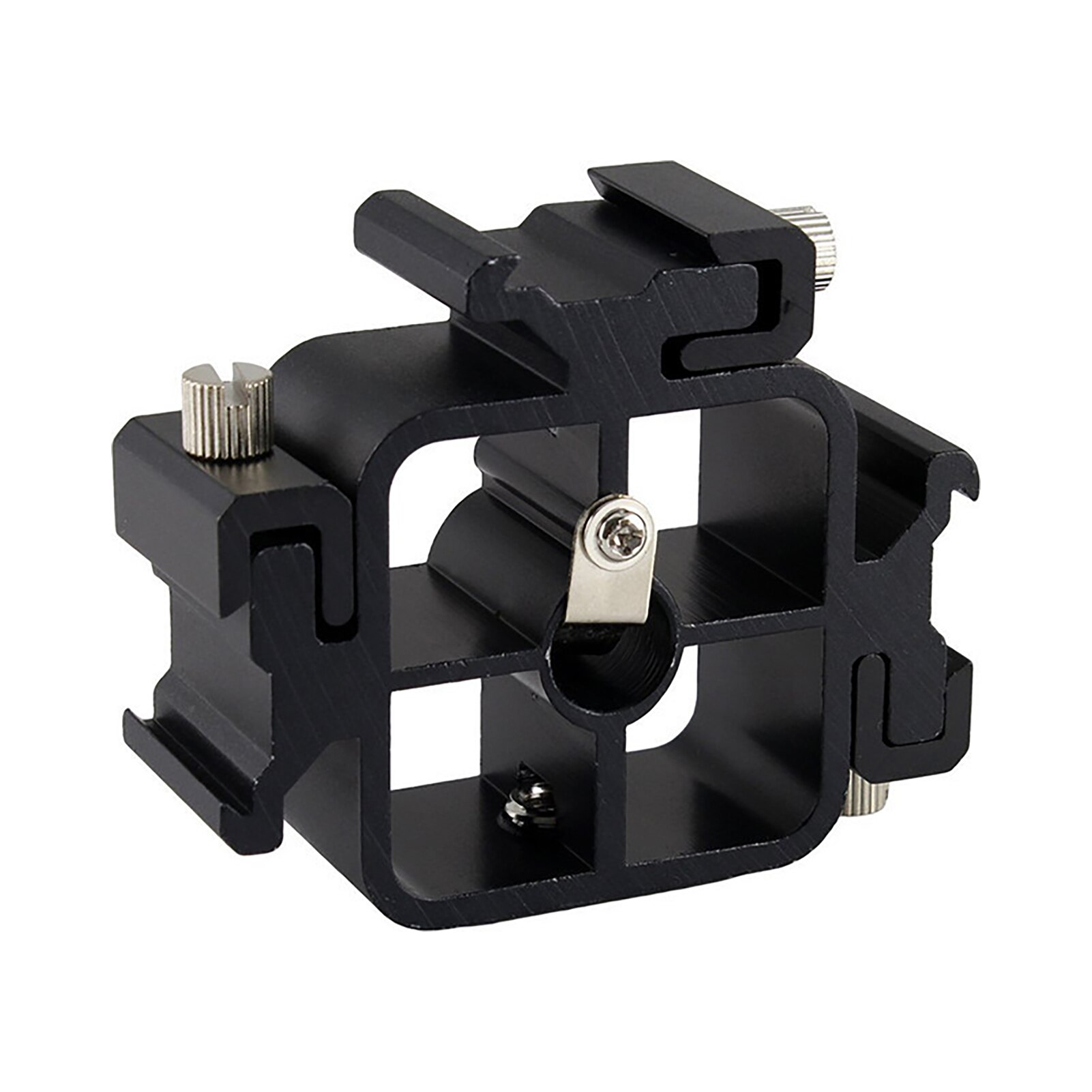 Videozubehör, beleuchtung, audiorecorder, dreifachblitzschuhhalterung aus aluminiumlegierung, tragbar, praktisch, kamerahalterung, mikrofonhalter