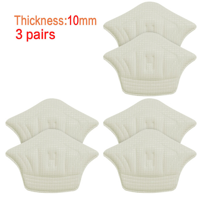 Palmilhas Patch Heel Pads para Sapatos Esportivos, Tamanho Ajustável, Antiwear Feet Pad, Inserção de Almofada, Protetor de Salto, Adesivo Traseiro, 6Pcs: Azul