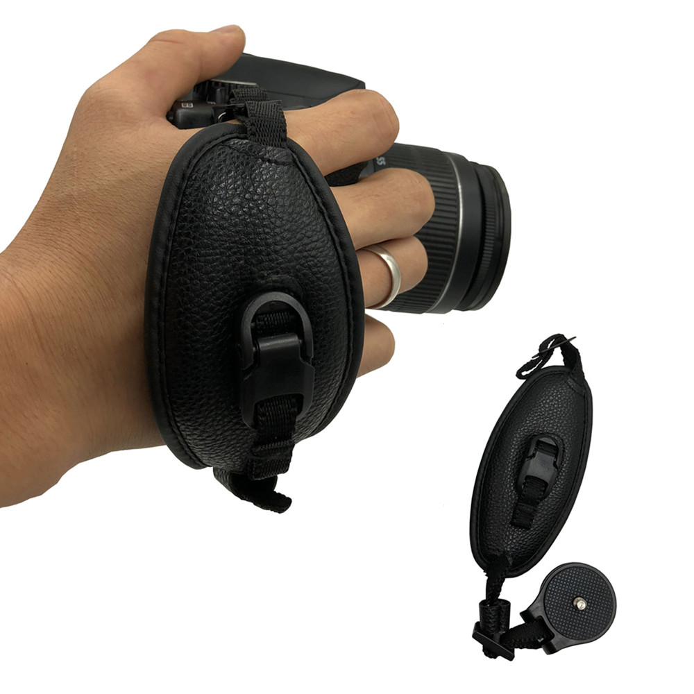 Correa de mano para cámara DSLR E2, correas de muñeca de cuero PU para Canon EOS 250D 200D 100D 1300D 1500D 3000D SL3 SL2 SL1 T6 T7