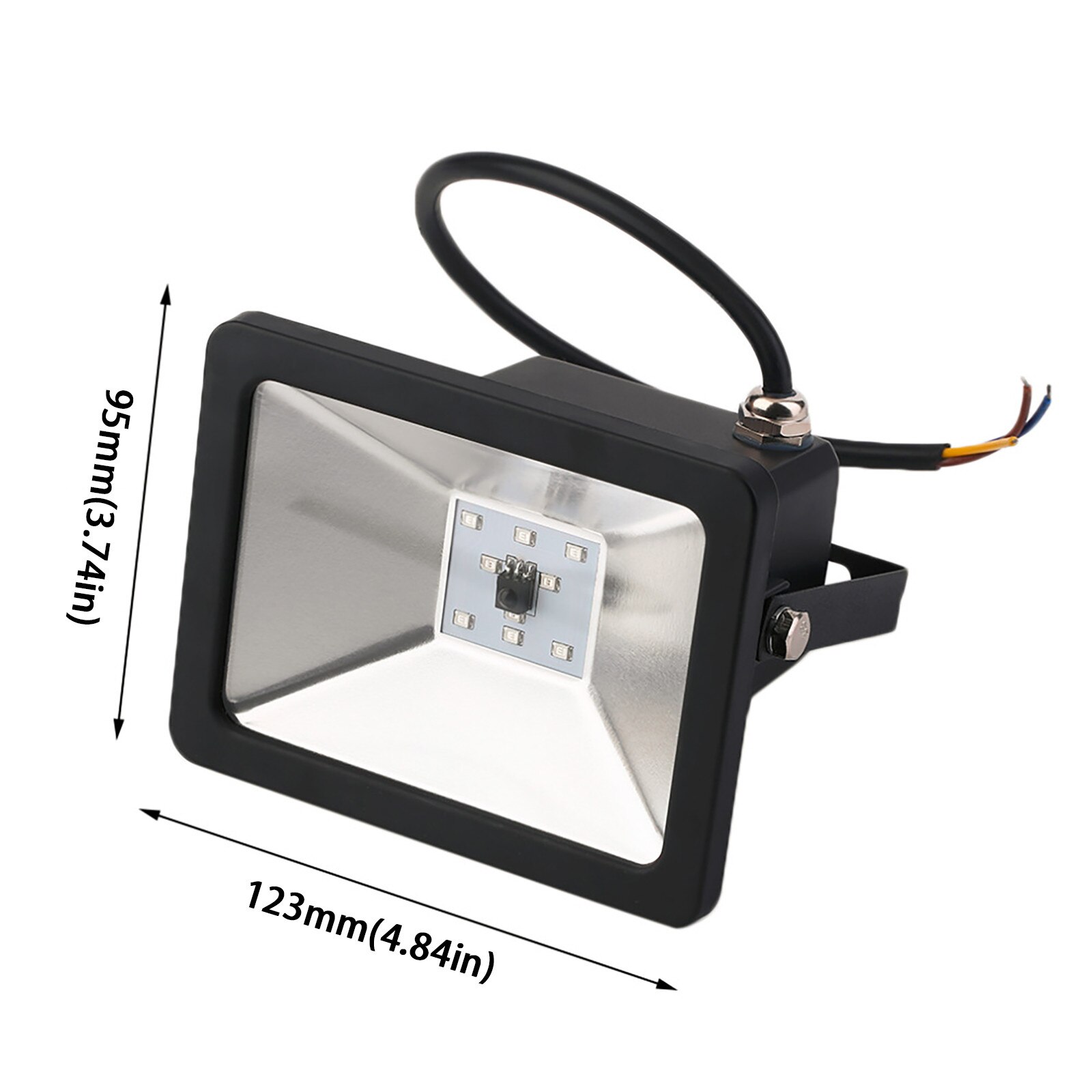 Ouhaobin Rgb Led Flood-lights 10w Color Changing Outdoor Spotlight With Remote Control Lámpara de proyección