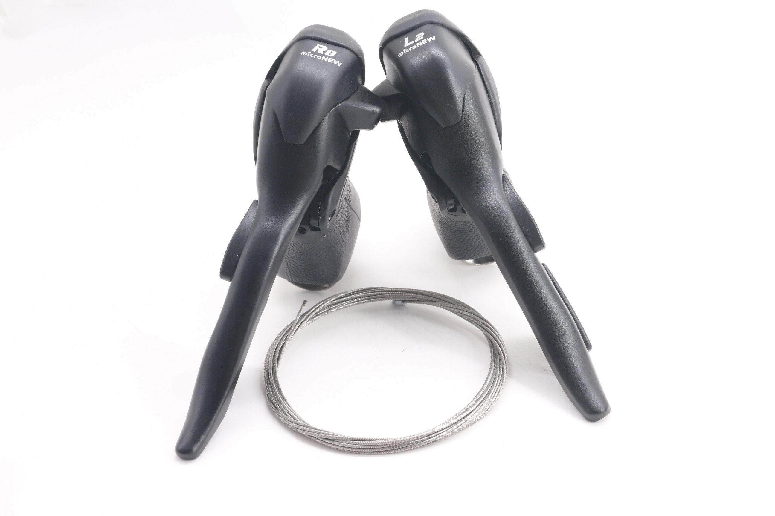 Dobbel trippel 2/3 x 8 hastighet girskifter sykkel dobbel kontroll spaker landeveissykkel girspak derailleur kompatibel til shimano