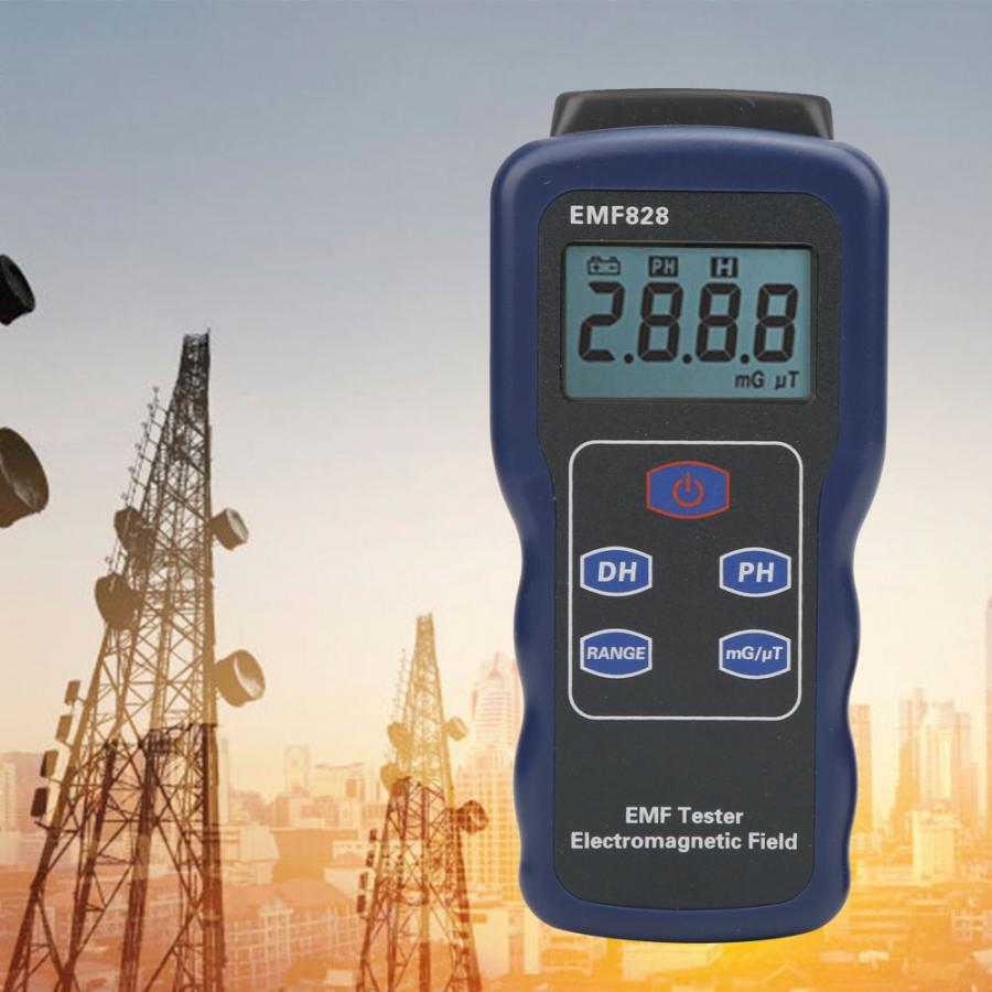 Household Radiation Detector EMF828 Computer TV Electromagnetic Field Radiation Detector LCD Tester Meter