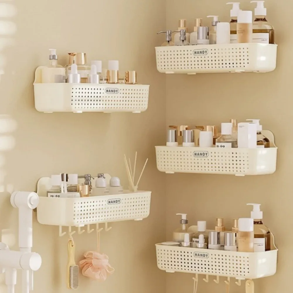 Keine Notwendigkeit, Löcher zu Bohren, WC-Aufbewahrungsregal, Badezimmer, Wandmontage, Kosmetik, Waschtisch, Aufbewahrung, Schminkregal, Küche, Wandregal