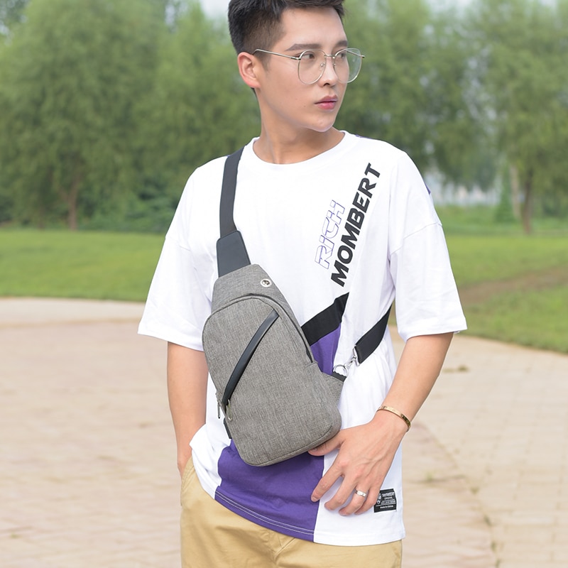 Fengdong Schooltassen Voor Tiener Jongens Sling Borst Bag Student School Rugzak Laptop Bag Schoudertassen Voor Mannen Boekentas