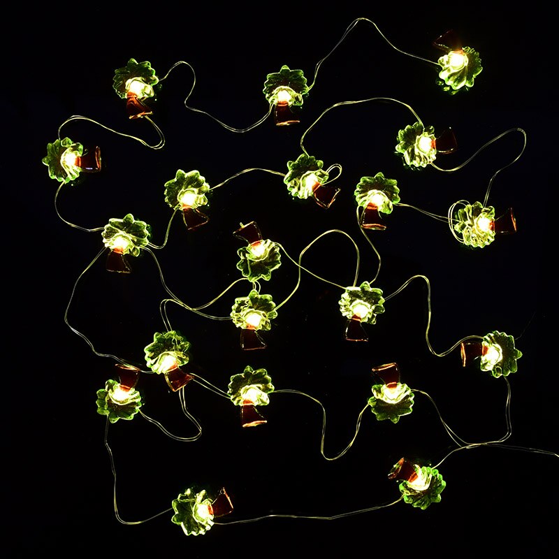 20LED 2M Flamingo String Lights Pineapple Pizza Unicorn Shape Lights Hawaii Wedding Birthday Party Baby Shower Bedroom Decor: A03