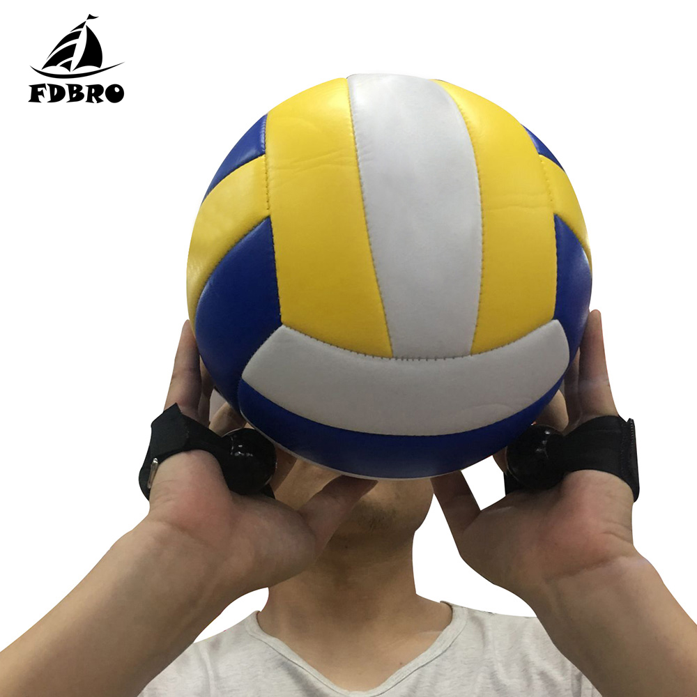 Fdbro voleibol passando tipo correção aids voleibol profissional exercício bandas ferramenta de treinamento de voleibol de microfibra 1 par