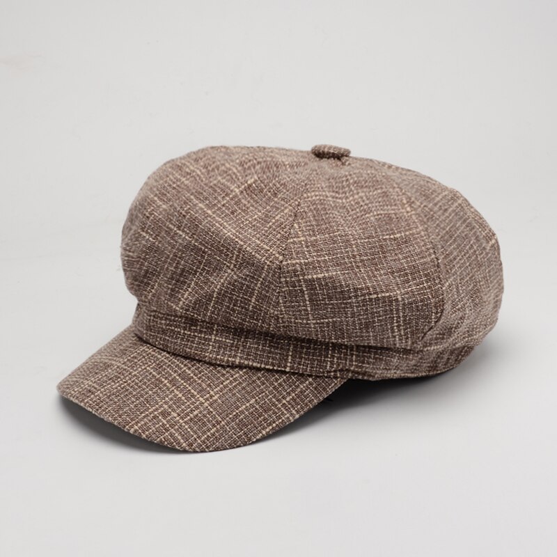 Newsboy cap ottekantet hat baret kvinder efterår vinter hatte til kvinder vintage gorro casquette baret kvinde