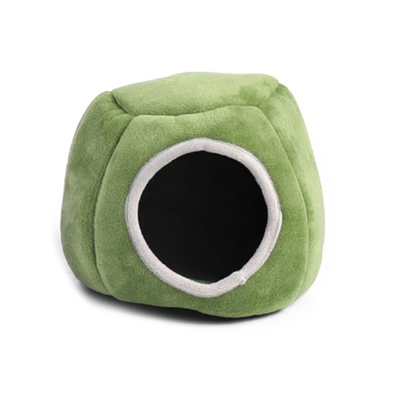 carino criceto Casa gabbia piccoli animali cincillà scoiattolo morbido nido stuoia animale domestico inverno caldo dormendo letto 090C