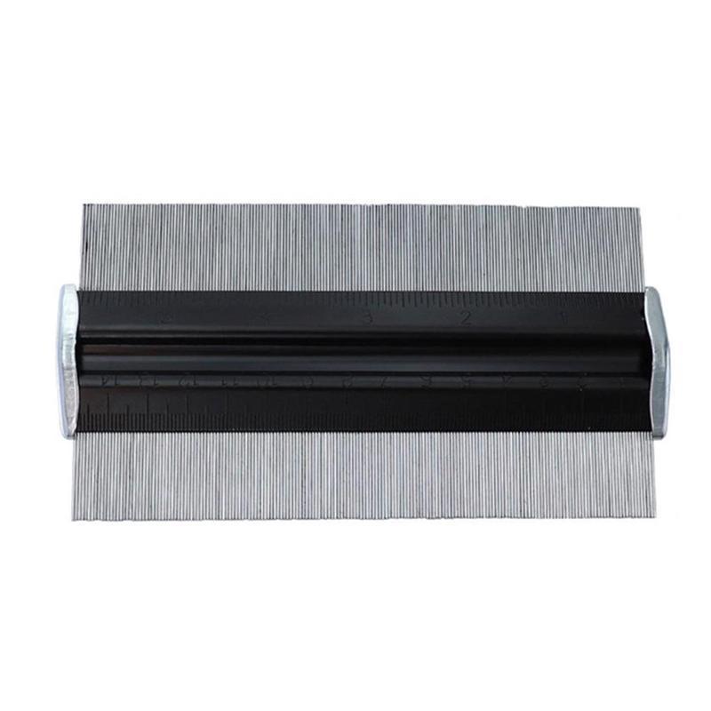 1piece Multifunctional 6 Inch Profilometer Metal Pin Radian Measuring Ruler Tools Measuring For Woodworking Gauge V0W1: Default Title