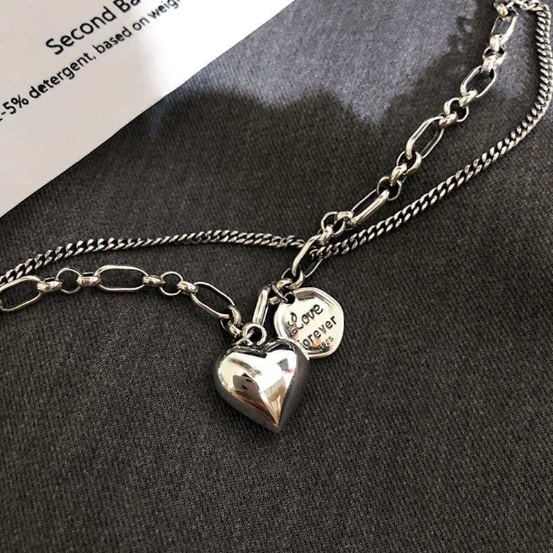 925 Sterling Silver Love Heart Armband Voor Vrouwen Mannen Tag Armband Beste Valentijnsdag Sieraden