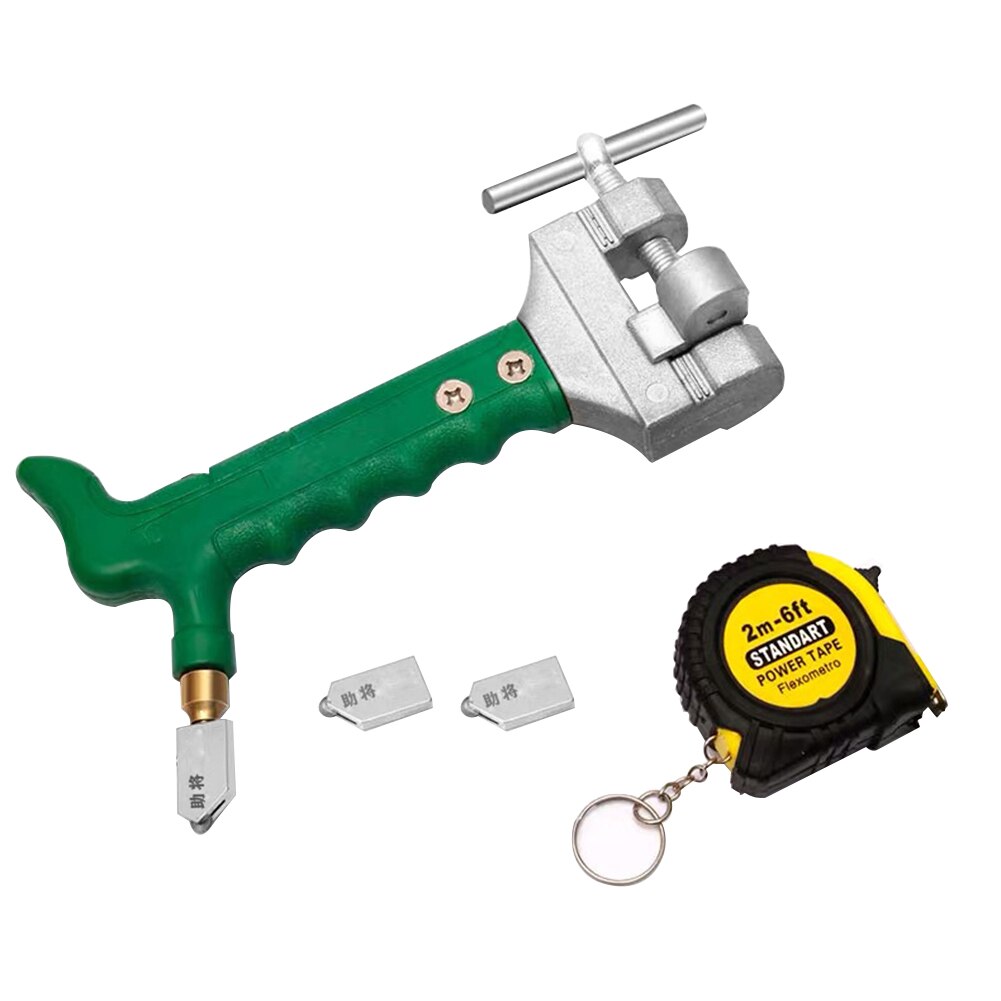 Glass Cutter Diamond Cutting Hand Tools Pro Steel Cutting Head Manual Glass Cutter Ceramic Tile Cutting Device Opener