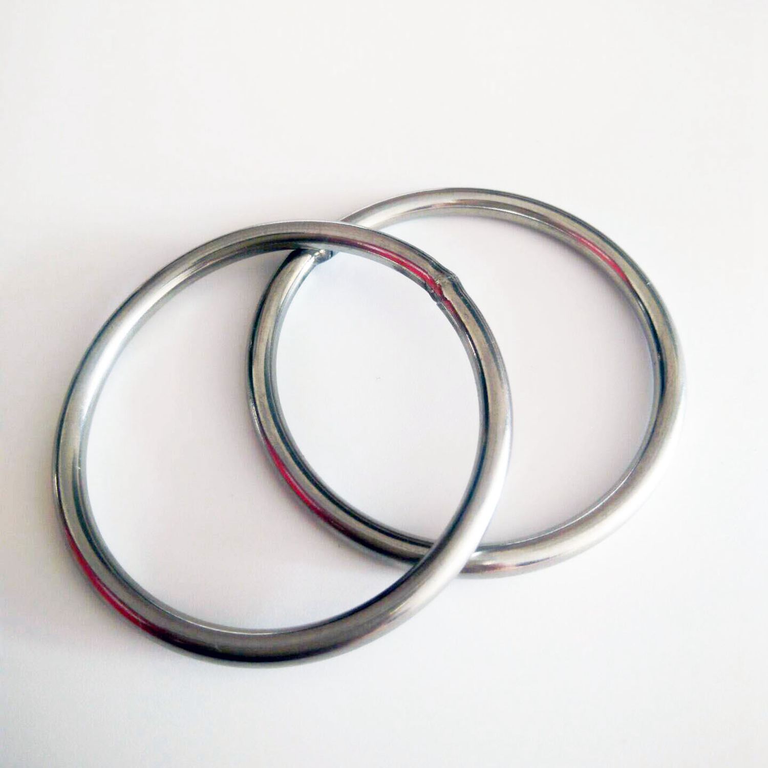 1pcs Stainless Steel Ring 304 Welding Ring Welding Circle O-ring Silver Shopping