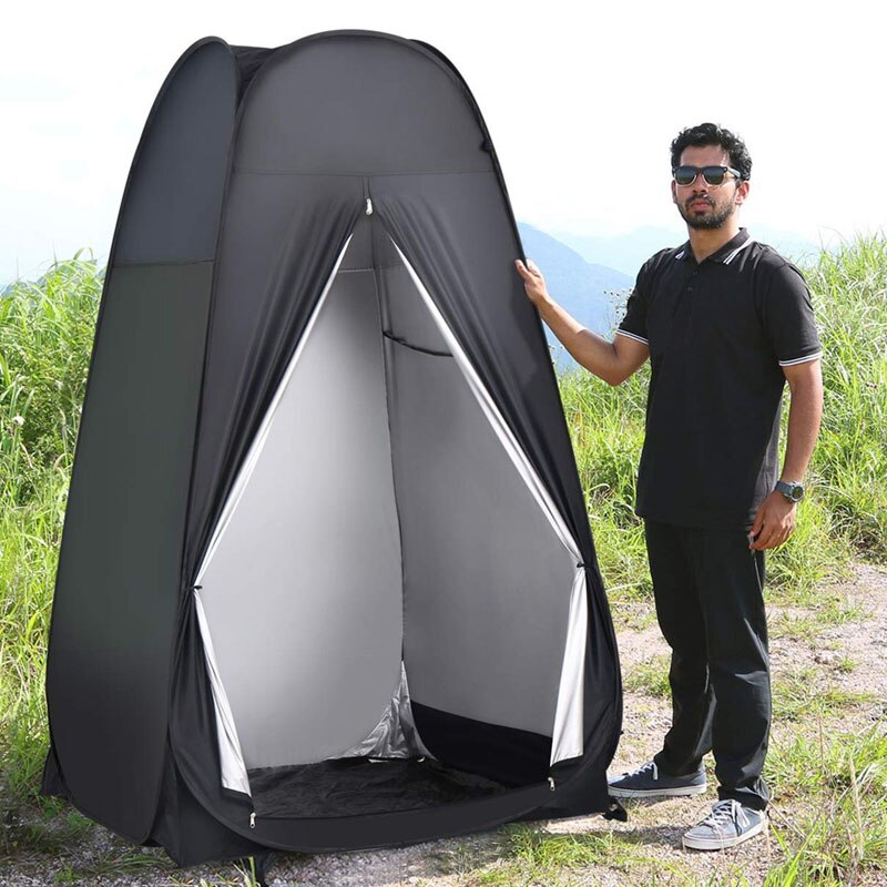 Fully Automatic Open Changing Tent Fishing Swimming Toilet Pop Up Solar Bath Bag Outdoor Ultralight Camping Shower Bathing Tent