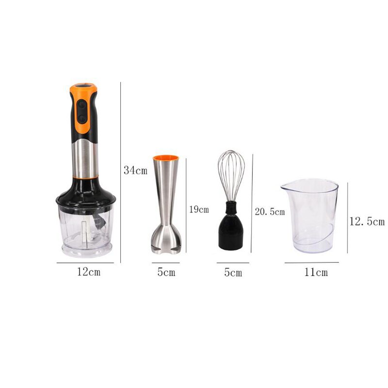 Blender 4 in 1 Mincing Meat Grinder Electric Whisk Mixer Juicer Hand Vegetable Eggs Beater Baby Food Fruit Juice Cooking Machine: Default Title
