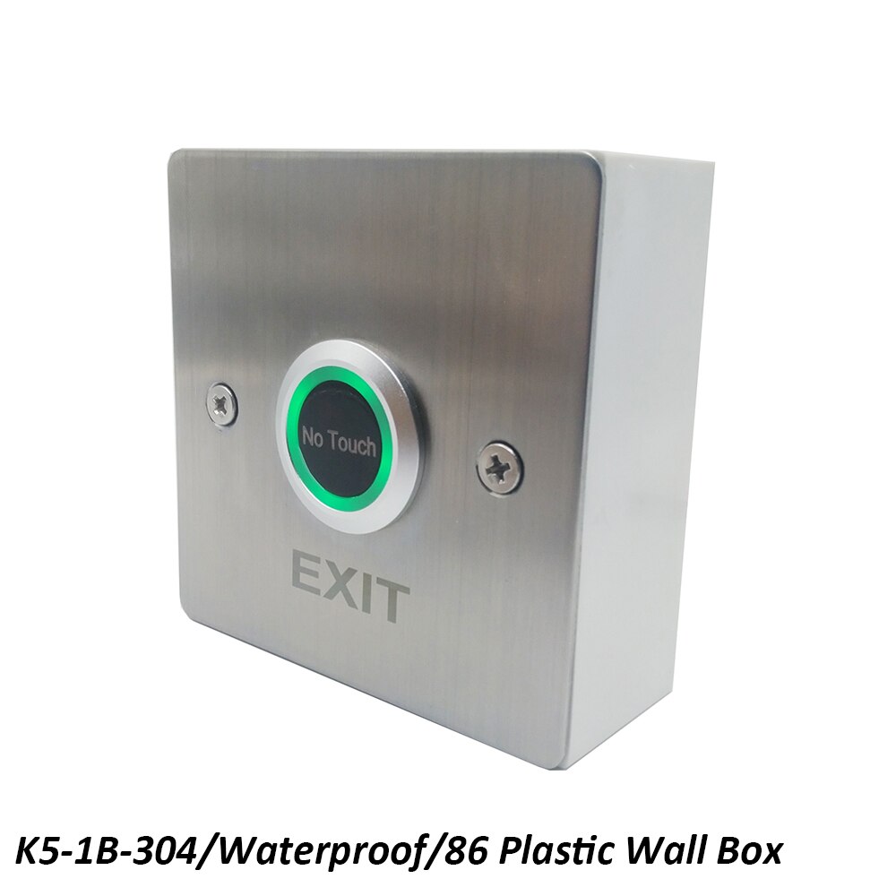 Surface Install Waterproof IP68 Outdoor No Touch Door Access control Infrared Exit Button: K5-1B304