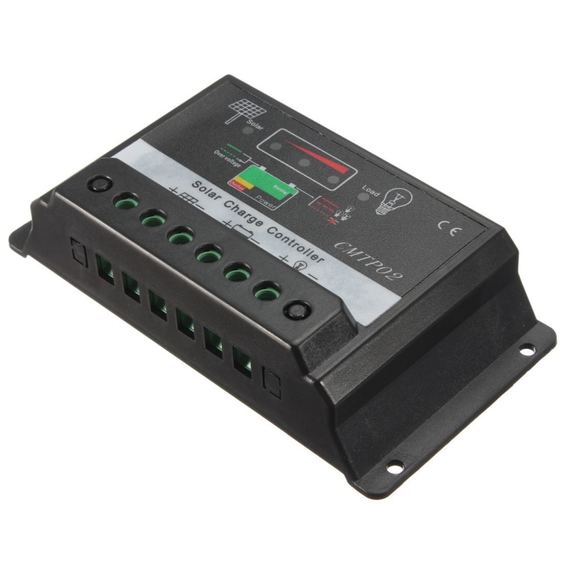 Controlador De Carga Solar MPPT/PWM – Regulador Para Paneles Con 2 Puertos USB, Compatible 12V/24V