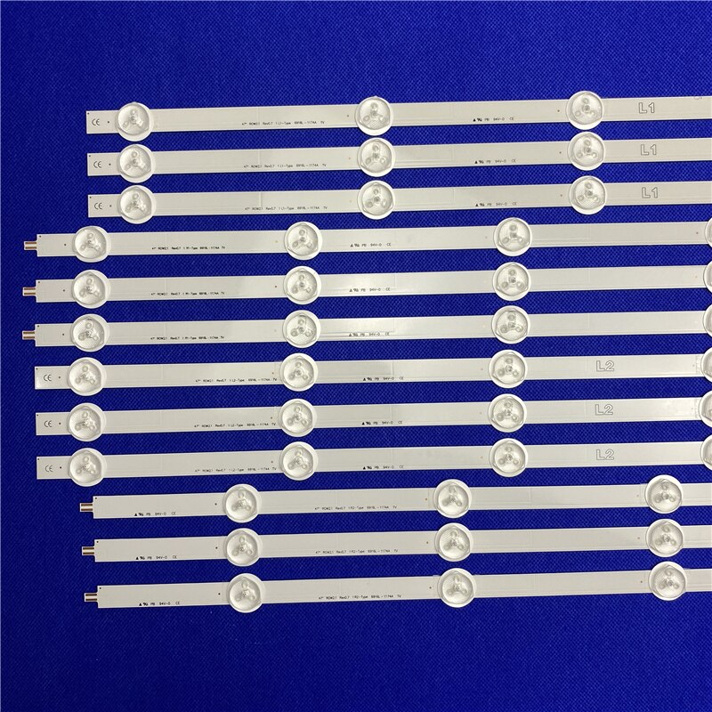 Full Backlight Array LED Strip Bar For LG 47LN540V 47LN613V 47LA620V 47LN5758 47LN5757 47LN575R-ZE LC470DUE