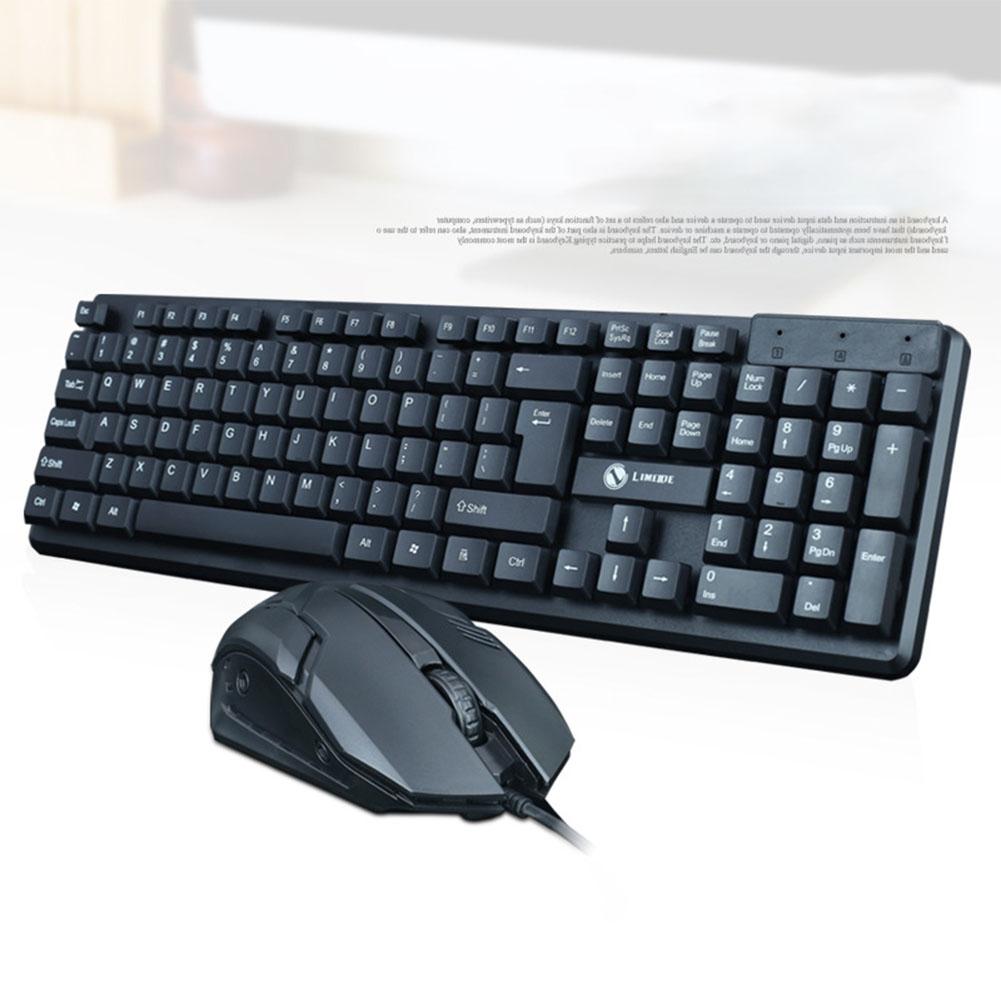 T13 General Wired Keyboard Mouse Set USB Desktop Laptop Office Keyboard Set Computer Keyboard Mouse Kit
