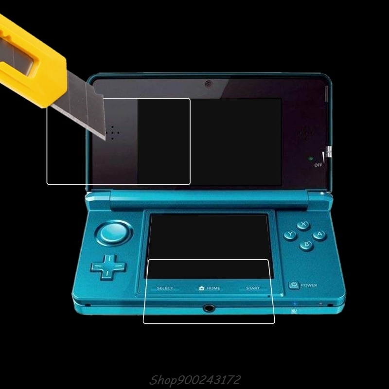 Hd Clear Film Top + Bottom Lcd Screen Protector Voor Nintendo 3 Dsll/Xl Console