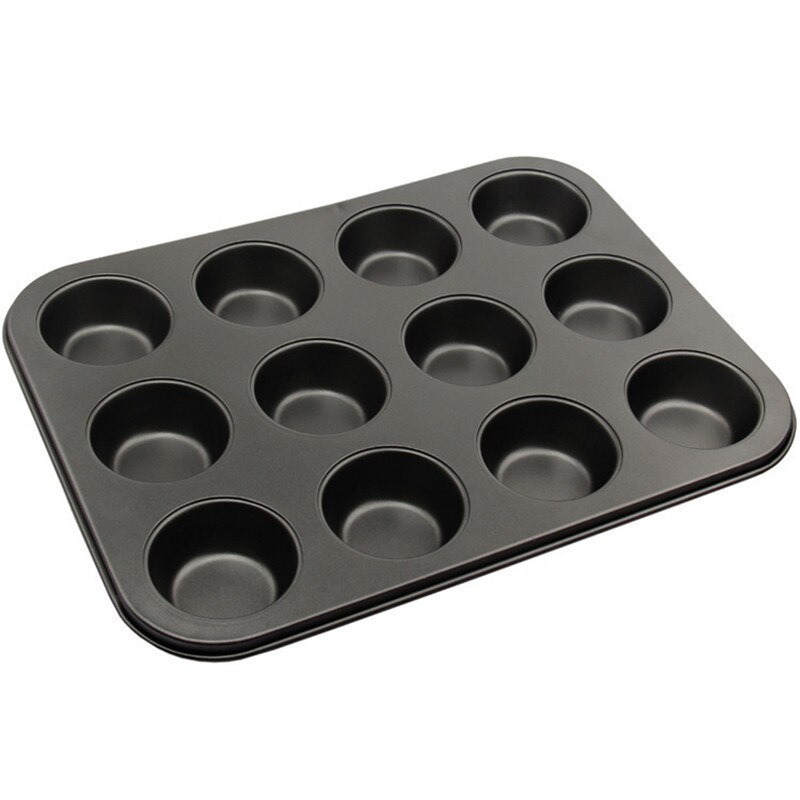 ikke-pinne rund 12 kopper muffins kake form egg terte bakebrett bakeverktøy