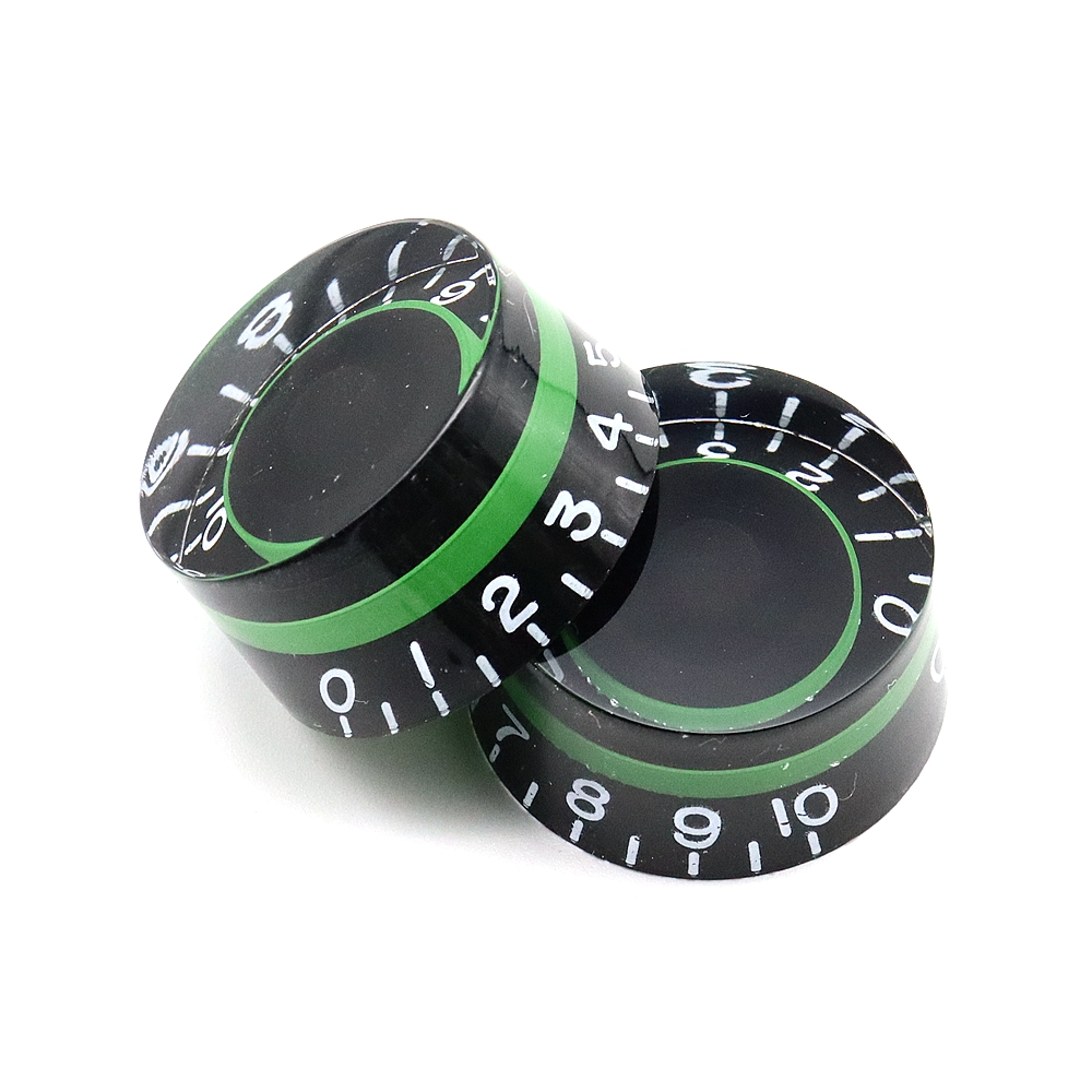 4 stk. guitar volumenknapper top hat knapper hastighed volumen tonepedal kontrolknapper til elektrisk guitar bas 29 farver