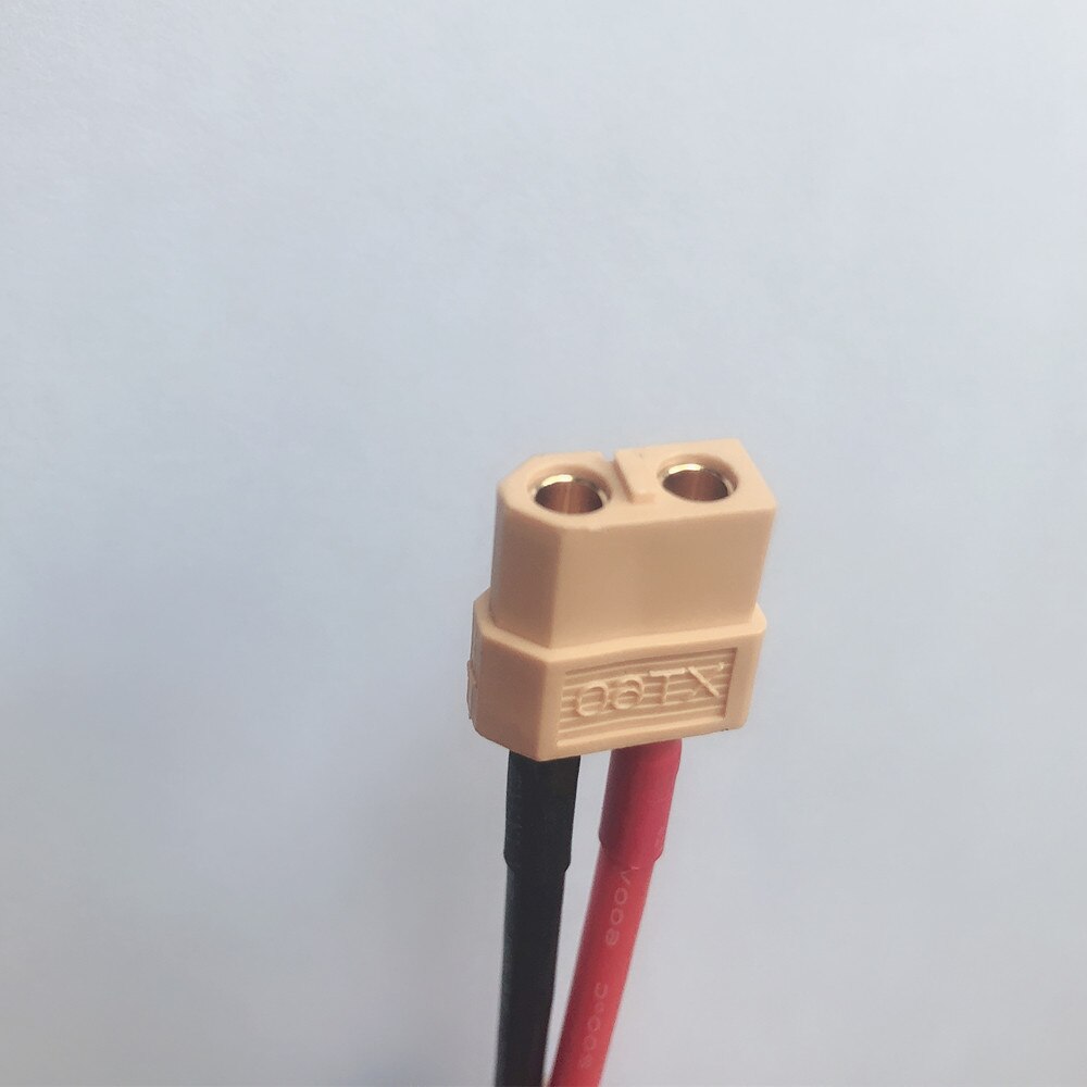 1pcs XT60 Battery Male/Female Connector Plug with Silicon 14 AWG Wire 14#100mm 40%Off: Male