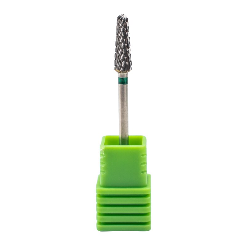 Fresas para uñas de aleación de tungsteno y plata, 6 uds., brocas de aleación de tungsteno para limar máquinas eléctricas, cabezales para manicura y manicura, 2,35mm: 4